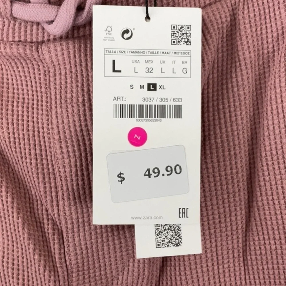 Zara waffle jogger